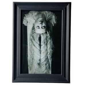 Vintage Beauty Woman's Hair Creepy Gothic Oddity Werid Odd Decor Retro Horror